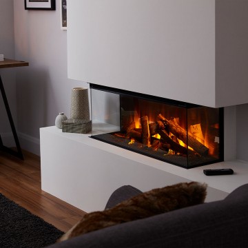 Электрокамин BRITISH FIRES New Forest 870 with Deluxe Real logs - 870 мм