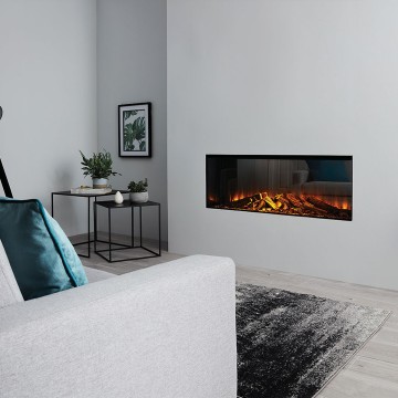 Электрокамин BRITISH FIRES New Forest 1200 with Deluxe Real logs - 1200 мм