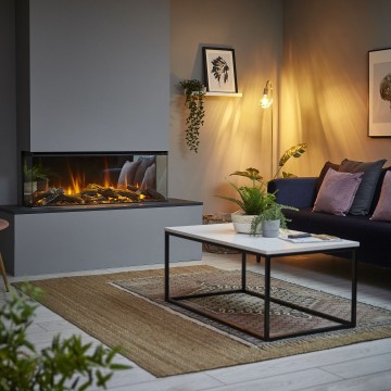 Электрокамин BRITISH FIRES New Forest 1200 with Signature logs - 1200 мм
